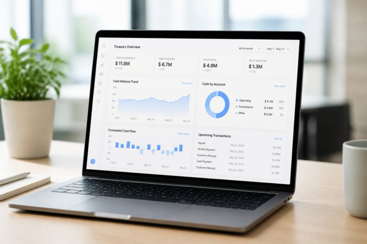 Treasury dashboard